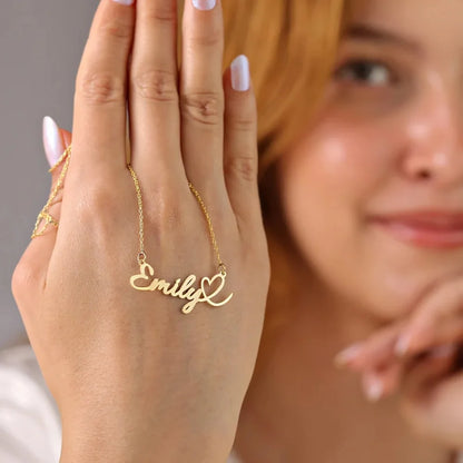 My Heart, My Name Necklace