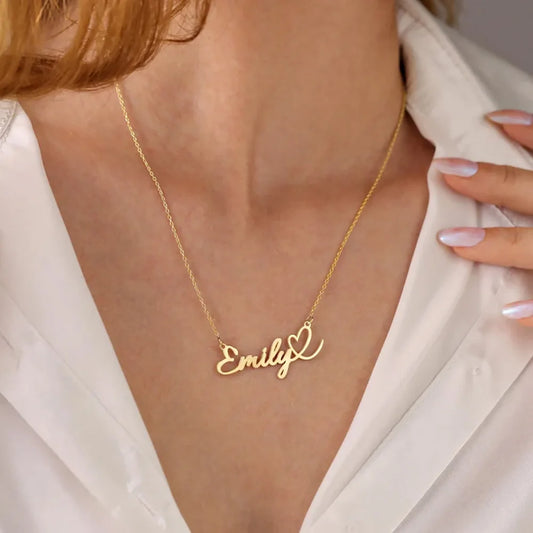 My Heart, My Name Necklace