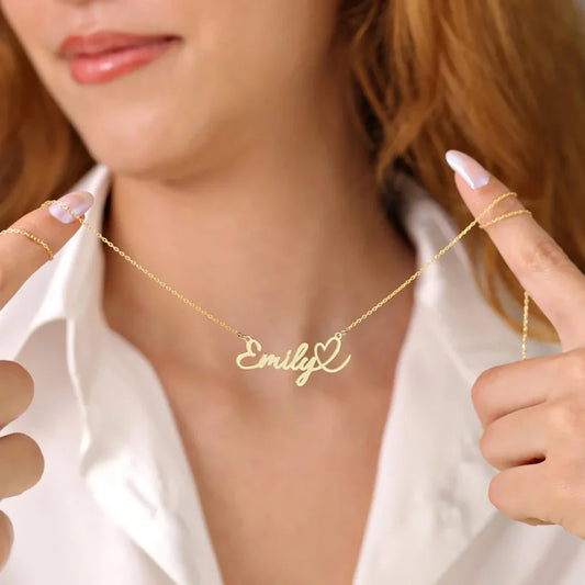 My Heart, My Name Necklace