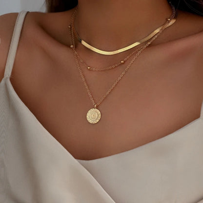 Aurora Medallion Necklace