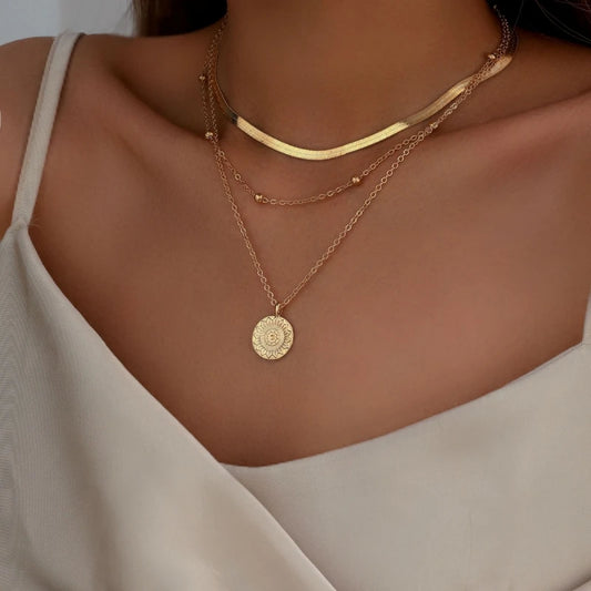 Aurora Medallion Necklace