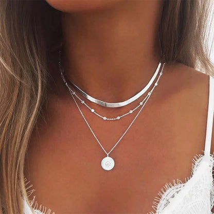 Aurora Medallion Necklace