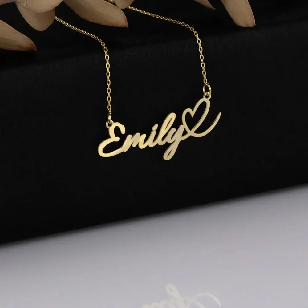 My Heart, My Name Necklace