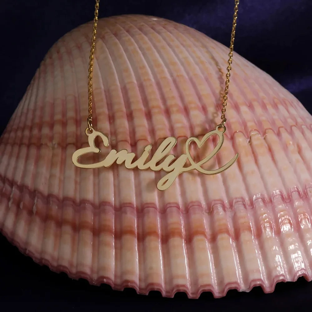 My Heart, My Name Necklace